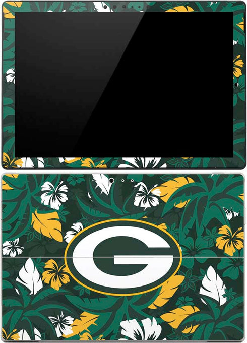 NFL Green Bay Packers Tropical Print Surface Pro (2017) Skin