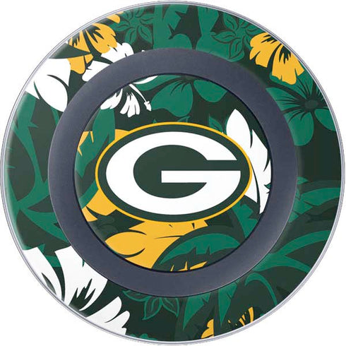 NFL Green Bay Packers Tropical Print Wireless Charger Skin