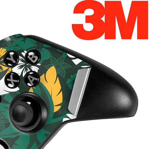 NFL Green Bay Packers Tropical Print Xbox One Elite Controller Skin