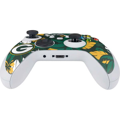 NFL Green Bay Packers Tropical Print Xbox Series S Controller Skin