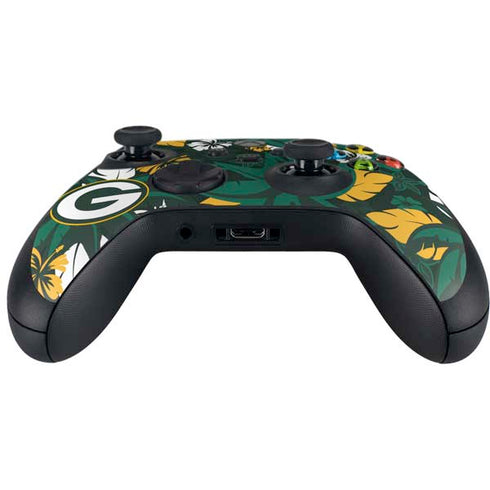 NFL Green Bay Packers Tropical Print Xbox Series X Controller Skin