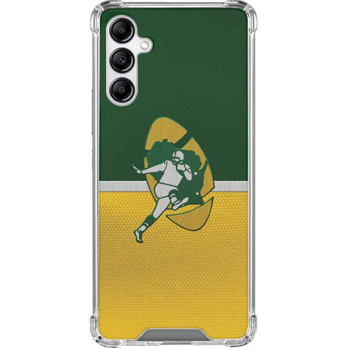 NFL Green Bay Packers Vintage Galaxy A14 5G Clear Case