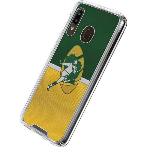 NFL Green Bay Packers Vintage Galaxy A30 Clear Case