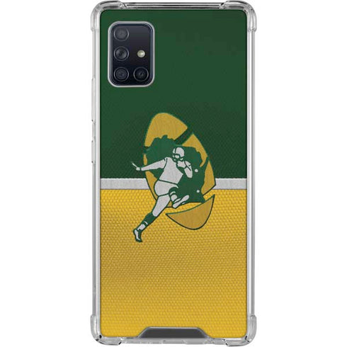 NFL Green Bay Packers Vintage Galaxy A51 5G Clear Case