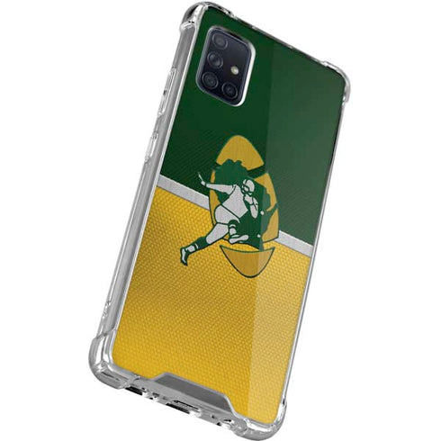 NFL Green Bay Packers Vintage Galaxy A51 5G Clear Case