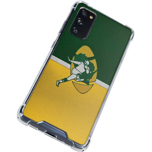 NFL Green Bay Packers Vintage Galaxy S20 FE Clear Case