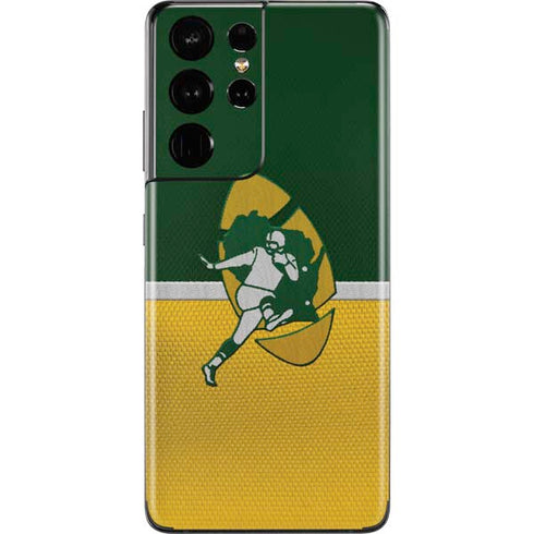 NFL Green Bay Packers Vintage Galaxy S21 Ultra 5G Skin