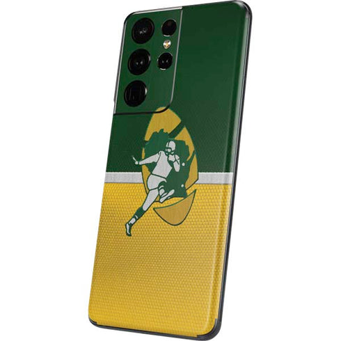 NFL Green Bay Packers Vintage Galaxy S21 Ultra 5G Skin