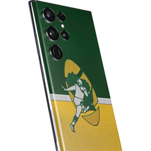 NFL Green Bay Packers Vintage Galaxy S22 Ultra Skin