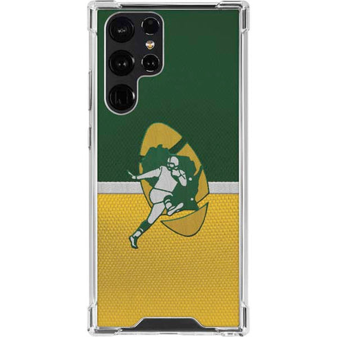 NFL Green Bay Packers Vintage Galaxy S24 Ultra Clear Case