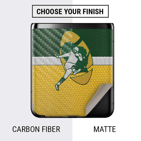 NFL Green Bay Packers Vintage Galaxy Z Flip Skin