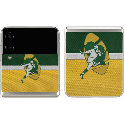 NFL Green Bay Packers Vintage Galaxy Z Flip3 5G Skin