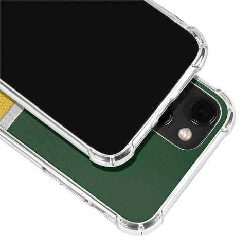 NFL Green Bay Packers Vintage iPhone 15 Plus Clear Case