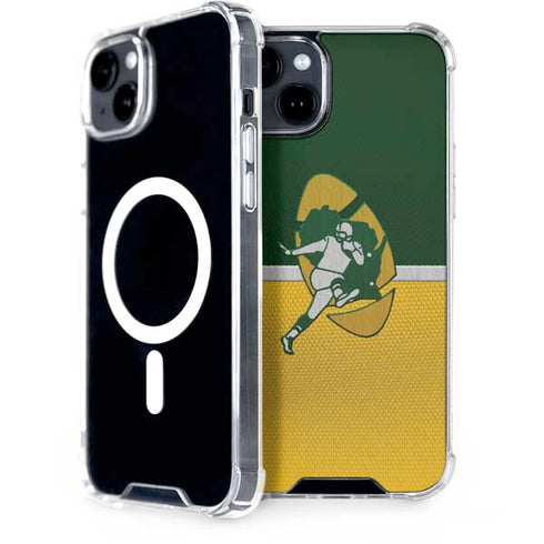 NFL Green Bay Packers Vintage iPhone 15 Plus MagSafe Case