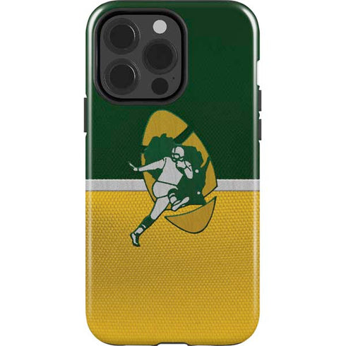 NFL Green Bay Packers Vintage iPhone 15 Pro Impact Case