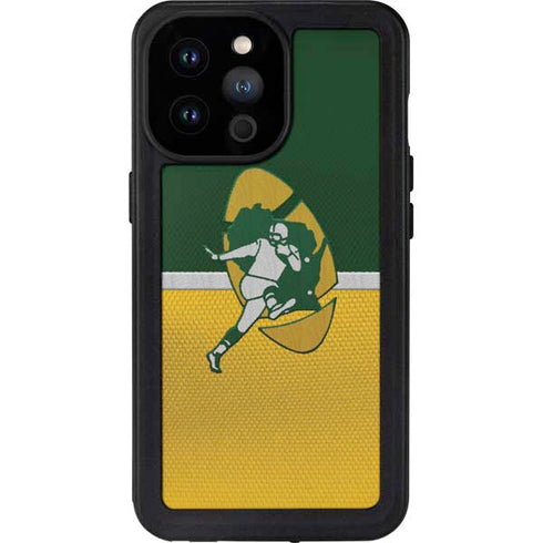 NFL Green Bay Packers Vintage iPhone 14 Pro Max Waterproof Case