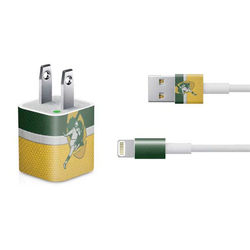 NFL Green Bay Packers Vintage iPhone Charger (5W USB) Skin