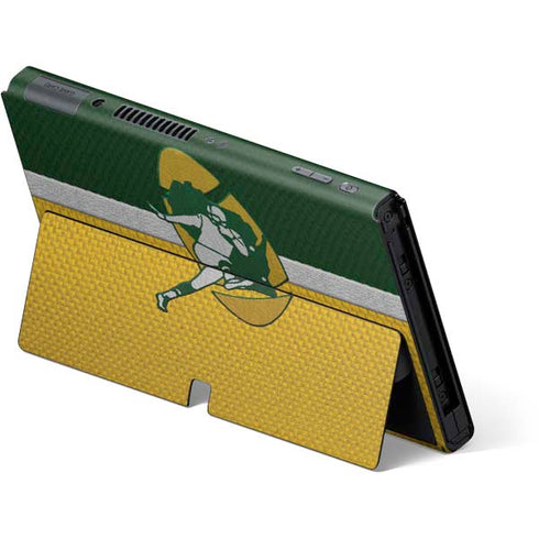 NFL Green Bay Packers Vintage Nintendo Switch OLED (2021) Skin