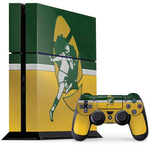 NFL Green Bay Packers Vintage PS4 Console and Controller Bundle Skin