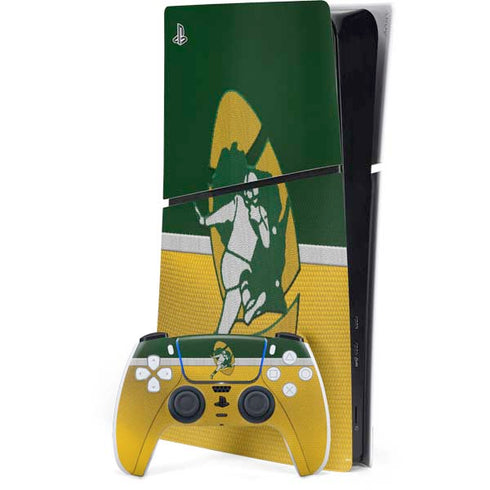 NFL Green Bay Packers Vintage PS5 Slim Digital Edition Bundle Skin