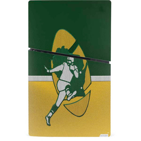 NFL Green Bay Packers Vintage PS5 Slim Digital Edition Bundle Skin