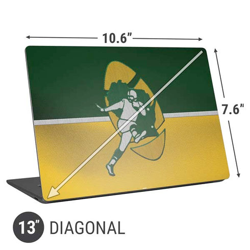 NFL Green Bay Packers Vintage Universal Laptop 13in (10.6 x 7.6in) Skin