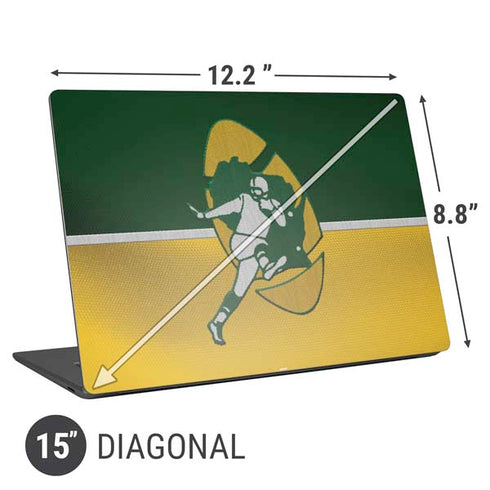 NFL Green Bay Packers Vintage Universal Laptop 15in (12.2 x 8.8in) Skin