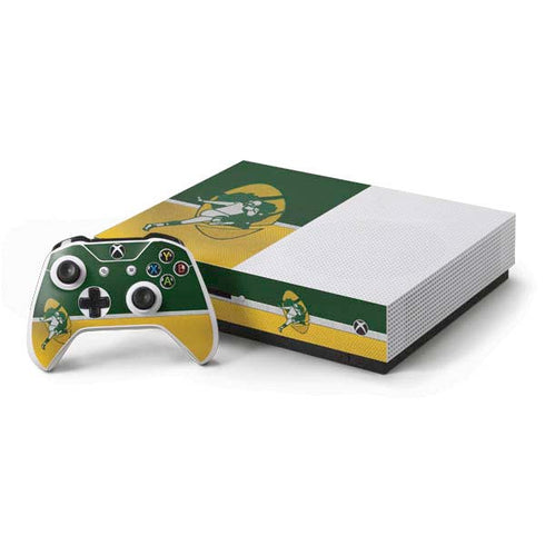 NFL Green Bay Packers Vintage Xbox One S Console and Controller Bundle Skin