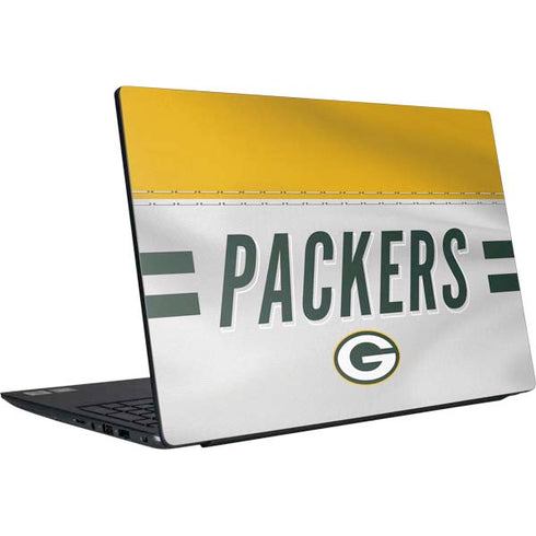 NFL Green Bay Packers White Striped Dell Vostro Skin