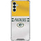 NFL Green Bay Packers White Striped Galaxy A13 5G Clear Case