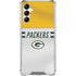 NFL Green Bay Packers White Striped Galaxy A15 5G Clear Case