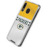 NFL Green Bay Packers White Striped Galaxy A30 Clear Case