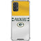 NFL Green Bay Packers White Striped Galaxy A32 5G Clear Case