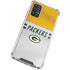 NFL Green Bay Packers White Striped Galaxy A32 5G Clear Case