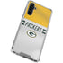 NFL Green Bay Packers White Striped Galaxy A54 5G Clear Case