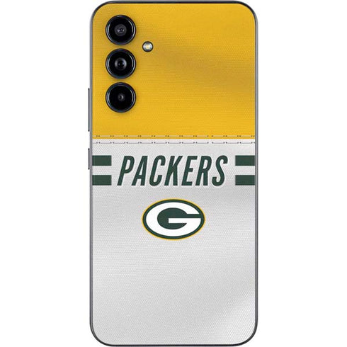 NFL Green Bay Packers White Striped Galaxy A54 5G Skin