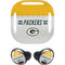 NFL Green Bay Packers White Striped Galaxy Buds Pro Skin