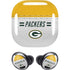 NFL Green Bay Packers White Striped Galaxy Buds Pro Skin