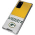 NFL Green Bay Packers White Striped Galaxy Note20 5G Clear Case