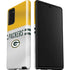 NFL Green Bay Packers White Striped Galaxy Note20 5G Pro Case