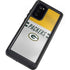 NFL Green Bay Packers White Striped Galaxy Note20 5G Waterproof Case