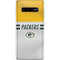 NFL Green Bay Packers White Striped Galaxy S10 Plus Skin