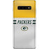 NFL Green Bay Packers White Striped Galaxy S10 Plus Skin