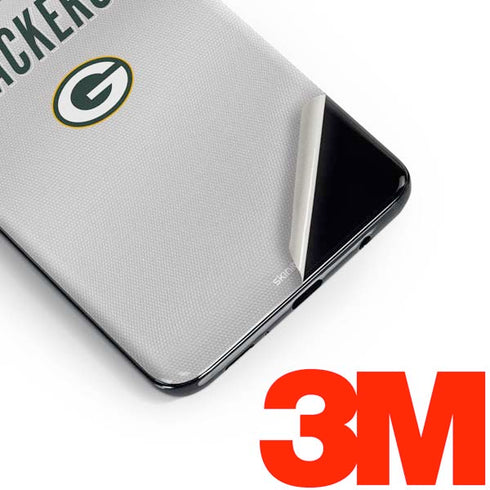 NFL Green Bay Packers White Striped Galaxy S10 Skin