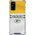 NFL Green Bay Packers White Striped Galaxy S20 FE Clear Case