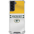 NFL Green Bay Packers White Striped Galaxy S21 5G Clear Case