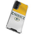 NFL Green Bay Packers White Striped Galaxy S21 FE Clear Case