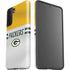 NFL Green Bay Packers White Striped Galaxy S21 FE Pro Case