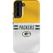 NFL Green Bay Packers White Striped Galaxy S22 Plus Pro Case