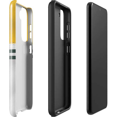 NFL Green Bay Packers White Striped Galaxy S22 Plus Pro Case